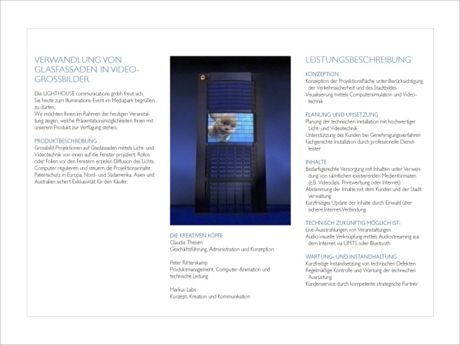 Lighthouse Communication Broschüre